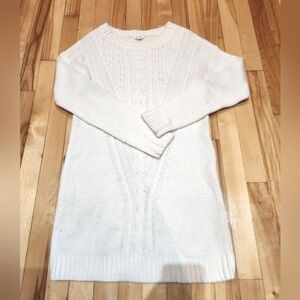 Ivory sweater dress